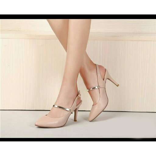 a pair of shoes with heels