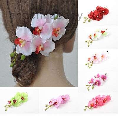 flower hair clip in hair extensions