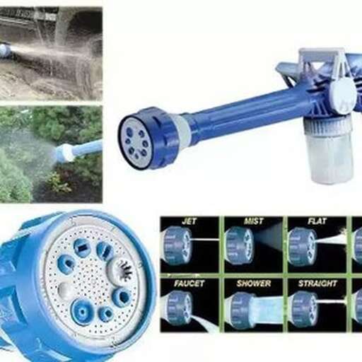 a blue and white cell phone with a blue dial.