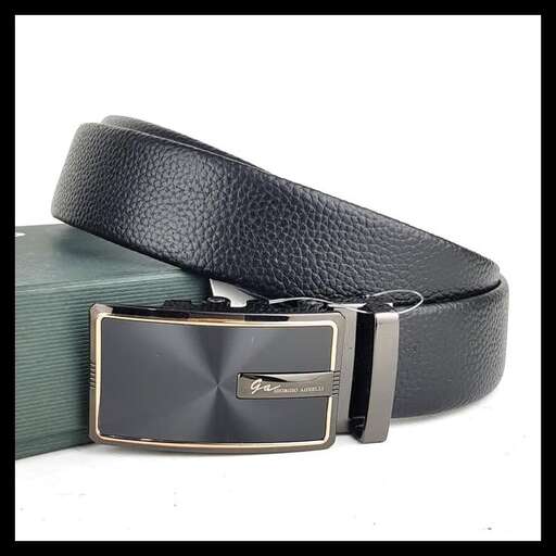 leather belt with a leather strap