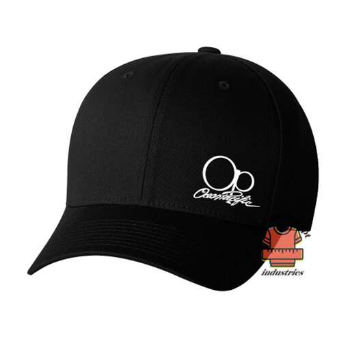 baseball cap with logo on the front