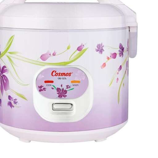 this is a picture of a crock pot with flowers on it.