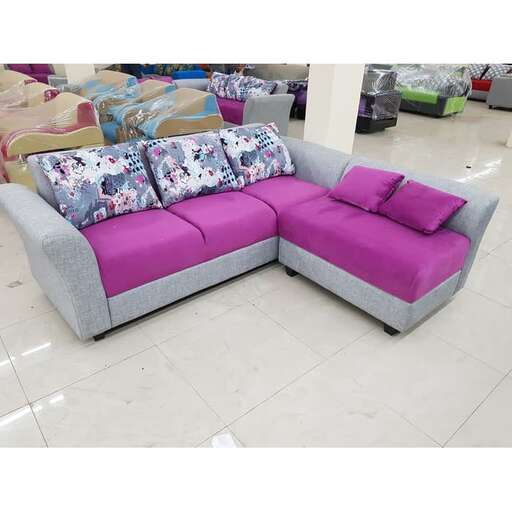 a modern couch with a modern design.