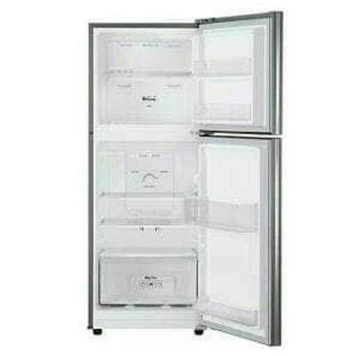 a refrigerator with no doors