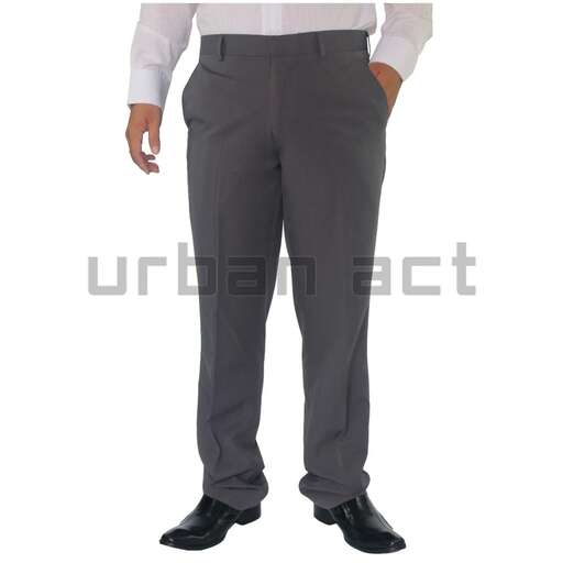 men's gray trousers isolated on a white background.