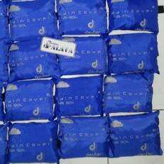 blue boxes in the back