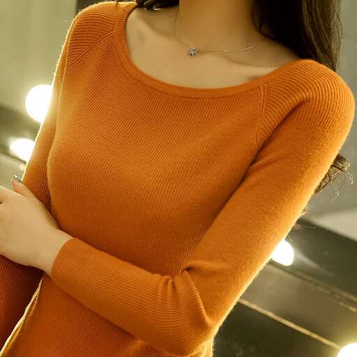 girl in orange