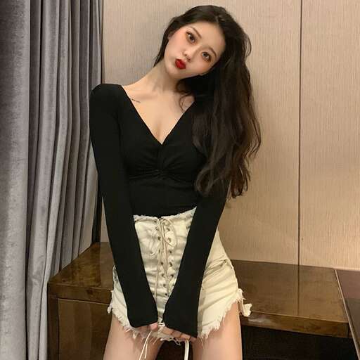 girl in black