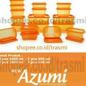 a box of honey bottles in a shop window in kyoto.