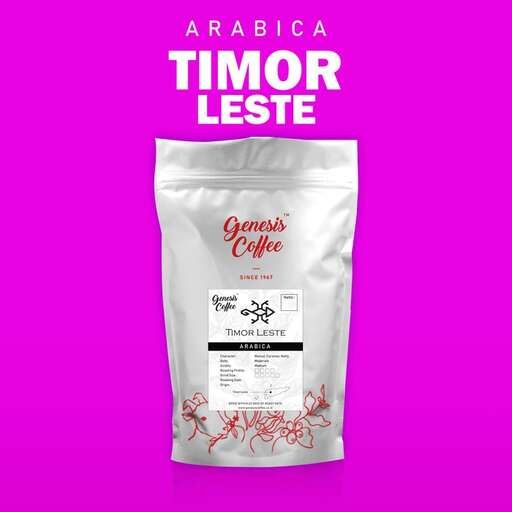 a bag of white coffee