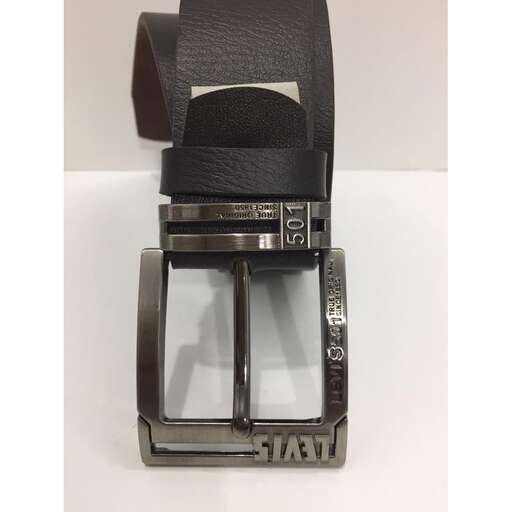 the belt is made from a leather belt.