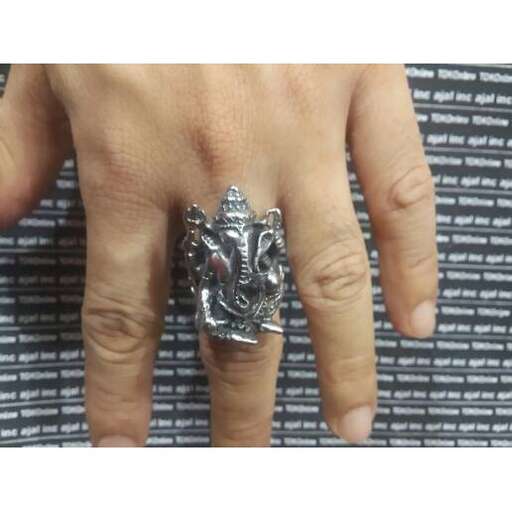 a ring with a dragon on it.