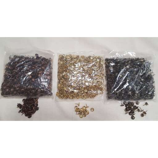 four different types of chocolate in plastic bags.