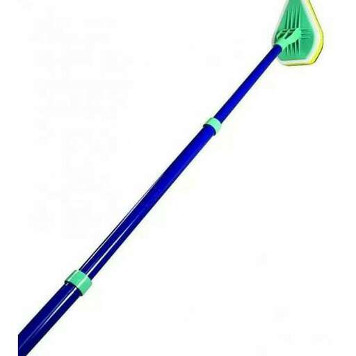 a picture of a blue and green axe