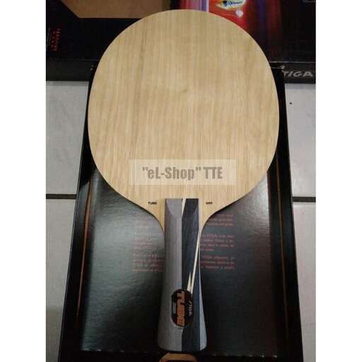 a wooden cutting board with a wooden handle.