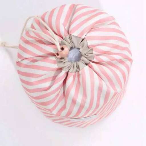 this is a large red and white striped pumpkin.
