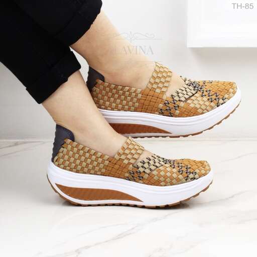 the shoes are designed to be worn by a woman.