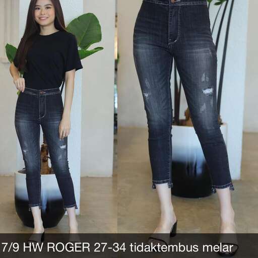 jeans with a black top