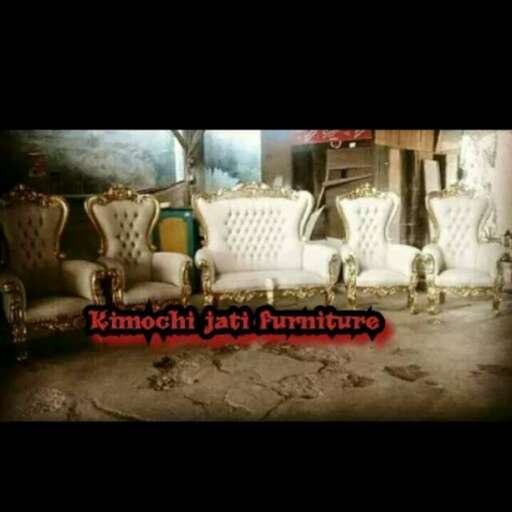 a set of chairs in a room.