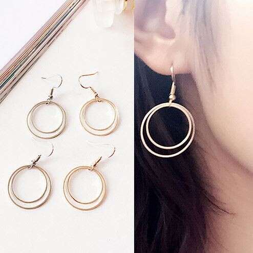 hoop earrings for the bride