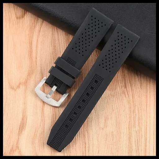 a strap that is made from plastic.