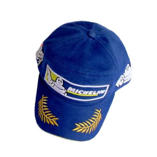 a baseball cap with a logo on it.