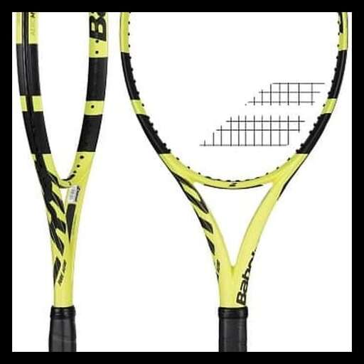 a tennis racket and a tennis racket in a frame.
