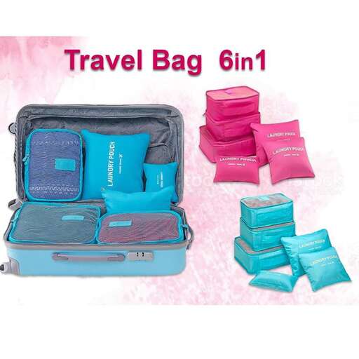 a bag that is sitting on a pink surface.