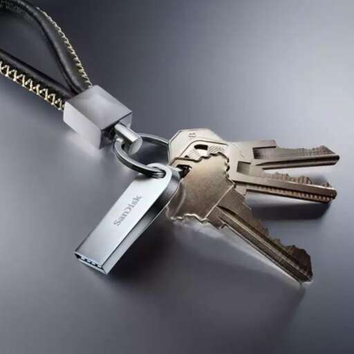 a key chain with a key chain