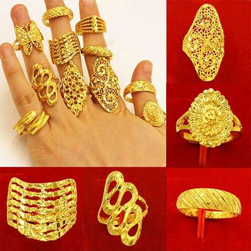 gold bracelets in the shape of a snake