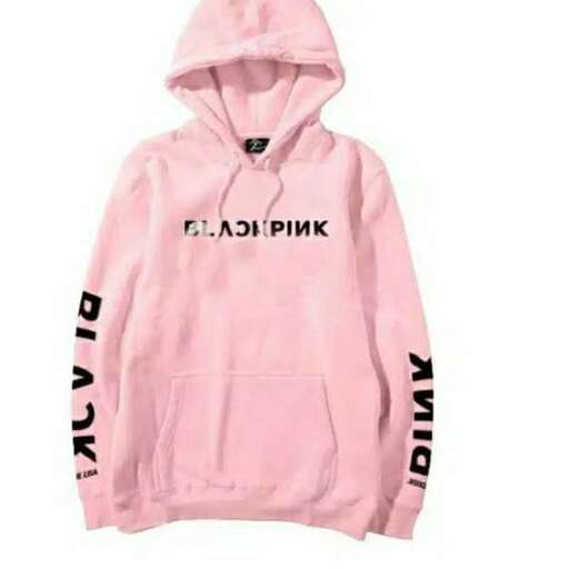 pink hoodie with the word 