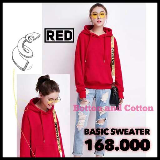 red hoodie with a hoodie