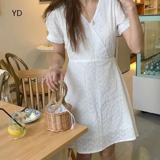 a little white dress for a wedding