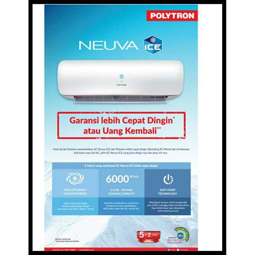 a poster for a product