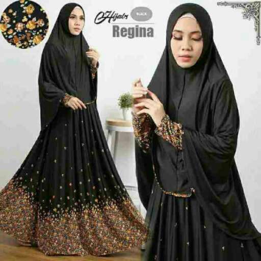 garment with a black maxi dress