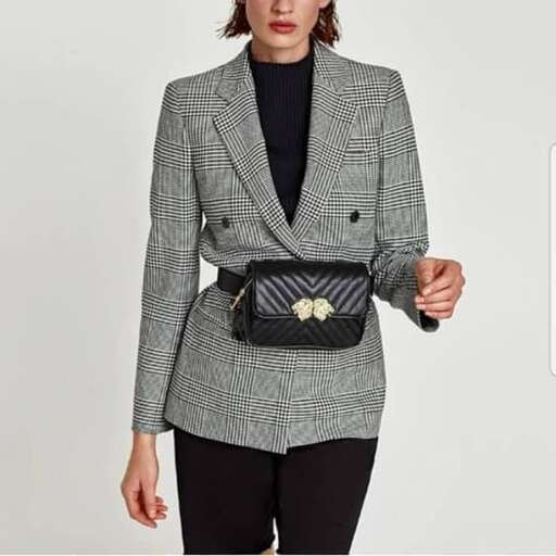 a jacket with a zipper