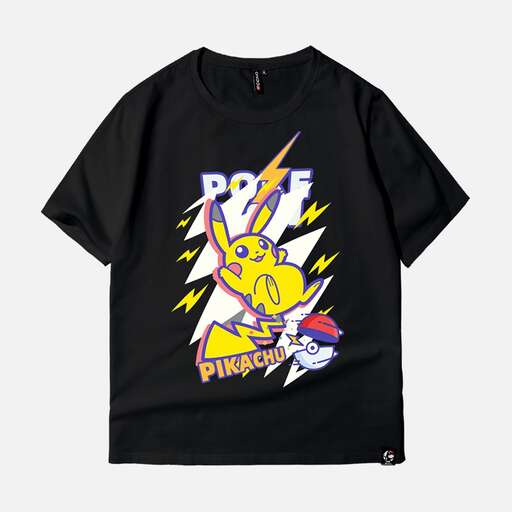 the logo on a black t - shirt