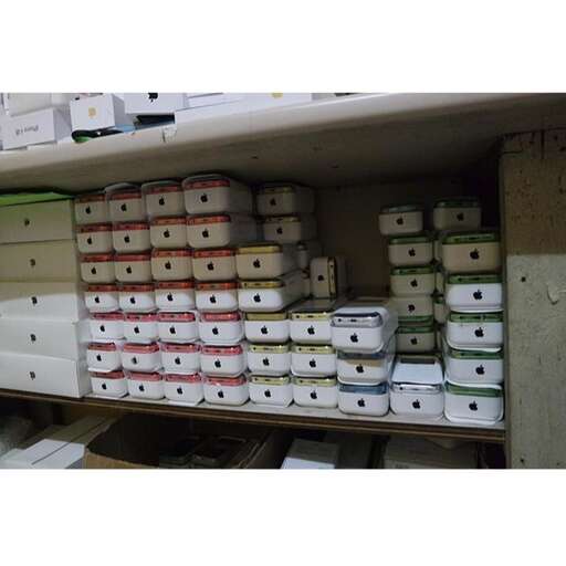 a shelf of boxes of eggs.