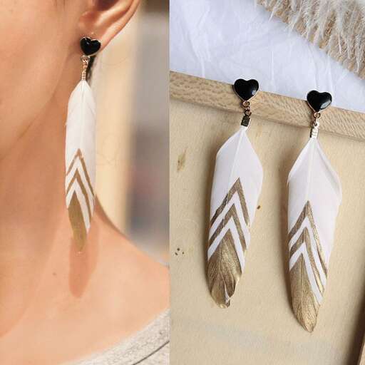 earrings in sterling silver with a black leather base.