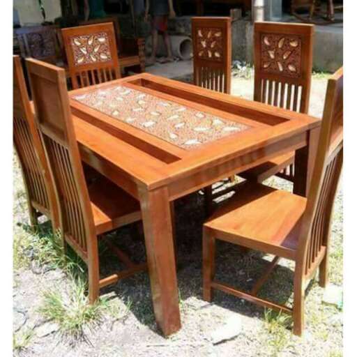a table made from a pallet of reclaimed wood