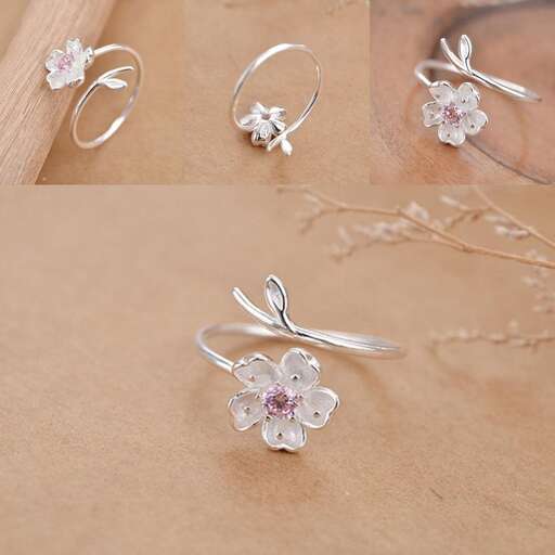 earrings with a flower and a flower