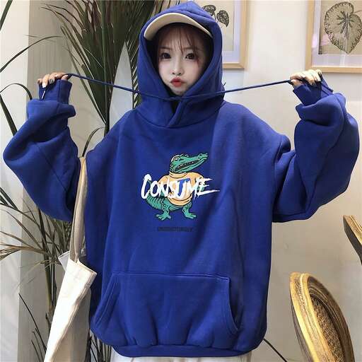 a hoodie with a hoodie and a hoodie.