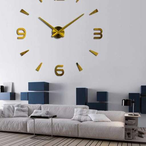 a wall clock with a modern design