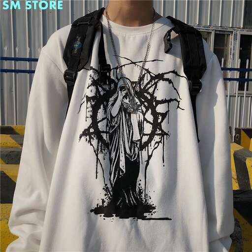 a hoodie with a tree on it.