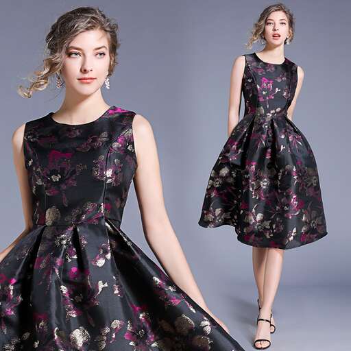 girl in a dress
