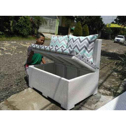 a bed made out of a mattress.