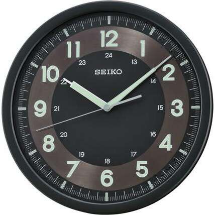 a clock that is on a white background