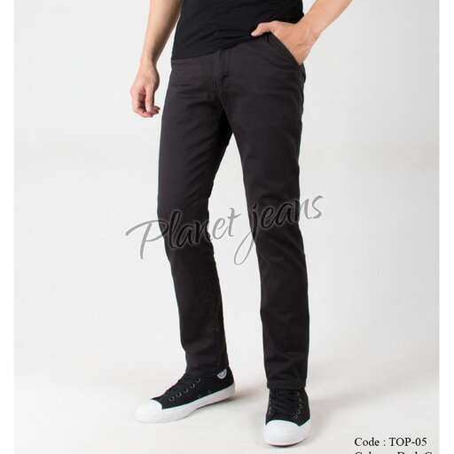 black men's pants with a black shirt