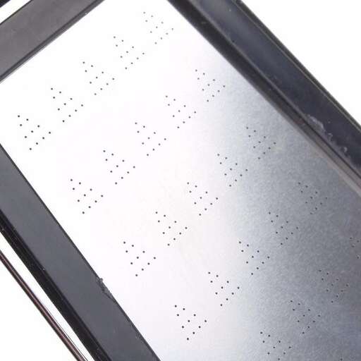 the screen of a tablet computer