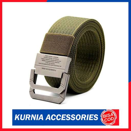 a belt made from a recycled material.